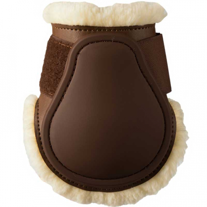 Young Horse Sheepskin Fetlock Boots Brown in the group Horse Tack / Leg Protection / Fetlock Boots at Equinest (88292Br_r)