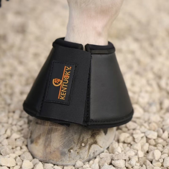 Bell Boots Synthetic Leather Black in the group Horse Tack / Leg Protection / Bell Boots at Equinest (88294Sv_r)