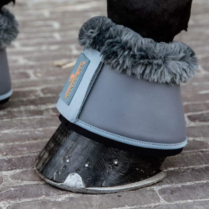 Bell Boots Sheepskin Leather Grey in the group Horse Tack / Leg Protection / Bell Boots at Equinest (88295GR_r)