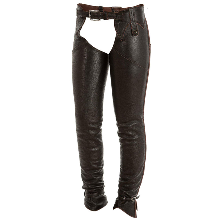 Long Leather Chaps Black in the group Riding Footwear / Chaps at Equinest (905713-BA_r)