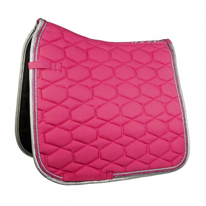 Dressage Saddle Pad Crystal Fashion Pink in the group Horse Tack / Saddle Pads / Dressage Saddle Pad at Equinest (91521DrRs_r)
