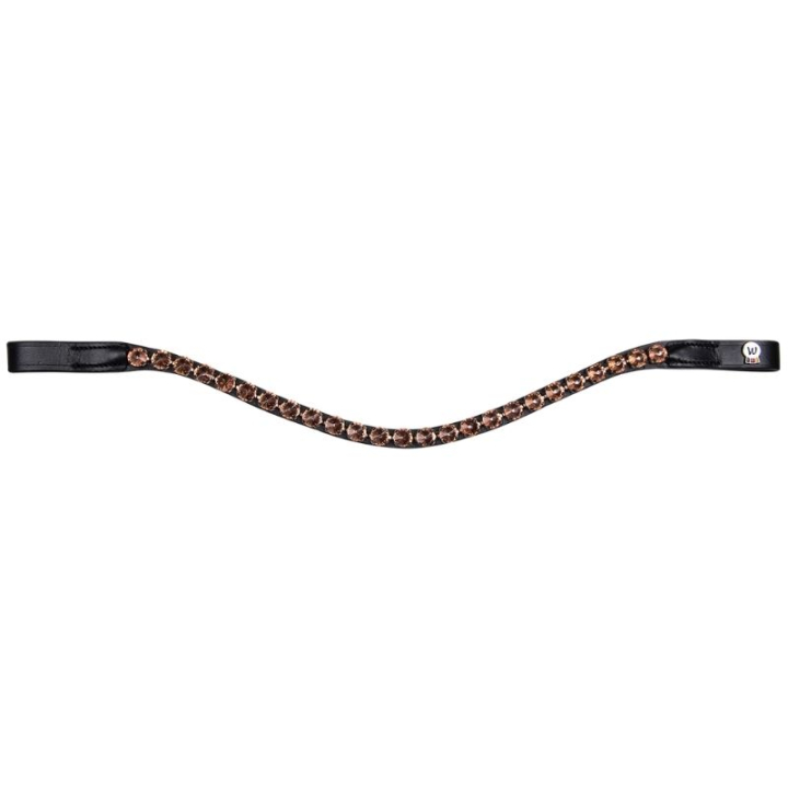 Browband Boost X-Line Black/Rose Gold in the group Horse Tack / Bridles & Browbands / Browbands at Equinest (9576708PBAPI_r)