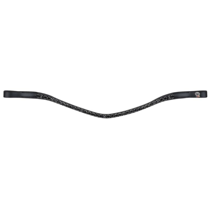 Browband Glam X-Line Black/Black in the group Horse Tack / Bridles & Browbands / Browbands at Equinest (9579000VBABA_r)