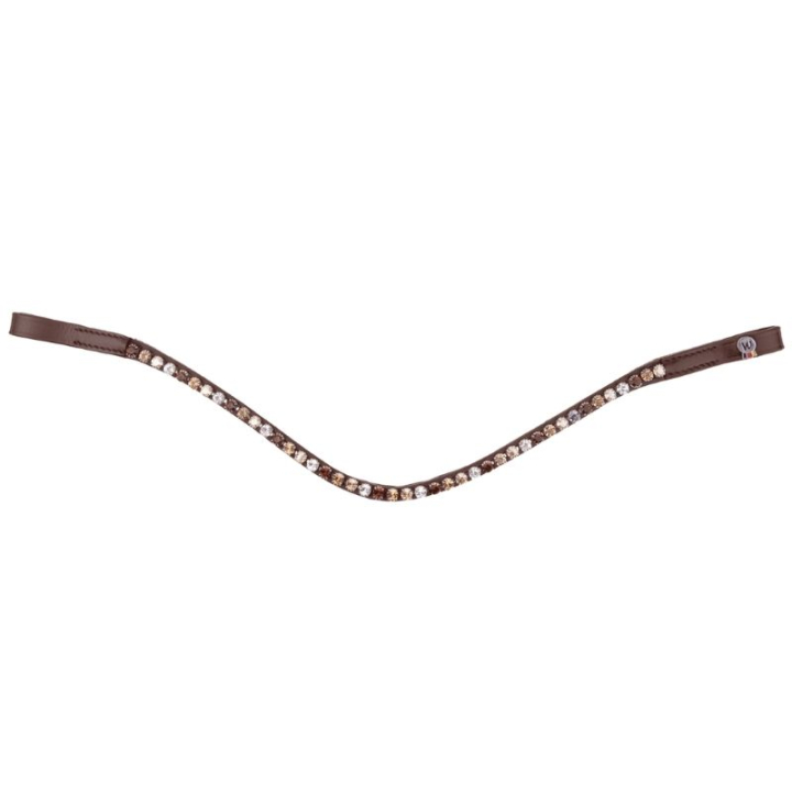 Browband Glam X-Line Black/Brown/Gold/Silver in the group Horse Tack / Bridles & Browbands / Browbands at Equinest (9579107PBGS_r)