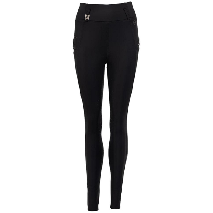 Riding Tights Tregging Exposure Silicone Black in the group Equestrian Clothing / Riding Breeches & Riding Tights / Riding Tights & Riding Leggings at Equinest (A62245B00103BA_r)