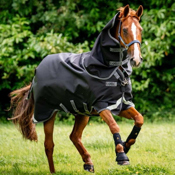 Rain Rug Rambo Supreme Plus 1680D 50g Black/Grey/Silver in the group Horse Rugs / Turnout Rugs / Rain Rugs at Equinest (AAASA1KJJBAGRSI_r)