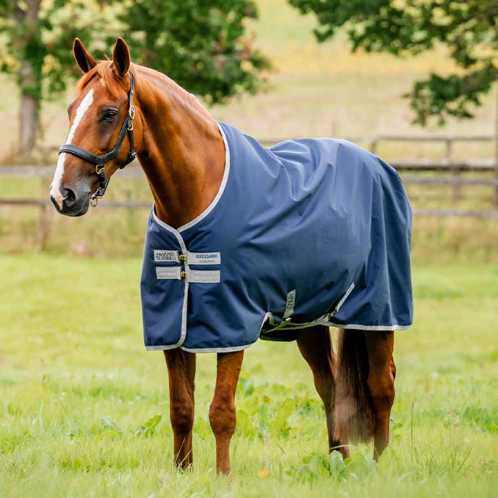 Turnout Rug Amigo Ripstop 900 Original 100g Navy Blue/Gray in the group Horse Rugs / Turnout Rugs / Lightweigt Rugs at Equinest (AARABFNA)