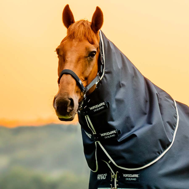Neck Amigo Ripstop 900D 0g Witney Navy in the group Horse Rugs / Neck Covers at Equinest (AARN10VRWNA_r)