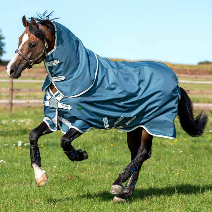 Rain Sheet AmEco Bravo 12 Plus 0g Turquoise in the group Horse Rugs / Turnout Rugs / Rain Sheets at Equinest (AAROJ0Tu_r)