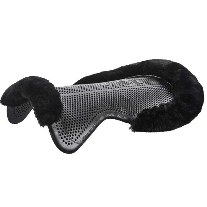 Gel Pad with Sheepskin Black in the group Horse Tack / Pads / Half Pads & Correction Pads at Equinest (AC168Sv_r)