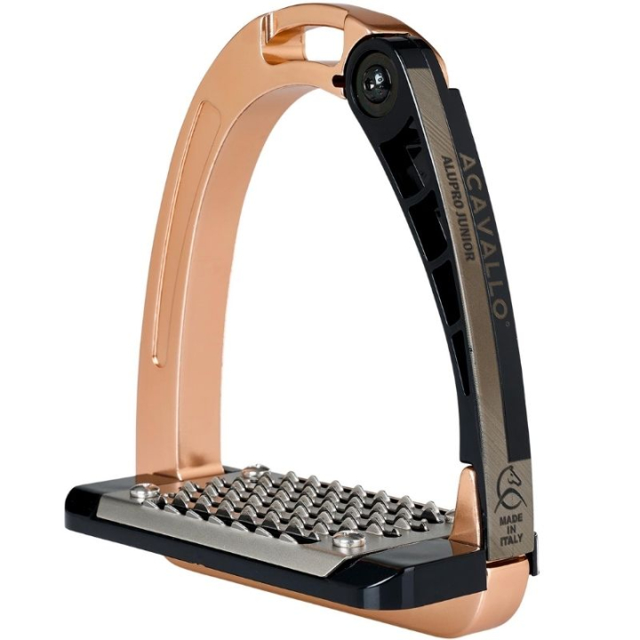 Stirrups Kids/Junior Arena Alupro Rose Gold in the group Horse Tack / Stirrups at Equinest (AC617PIRSGD)
