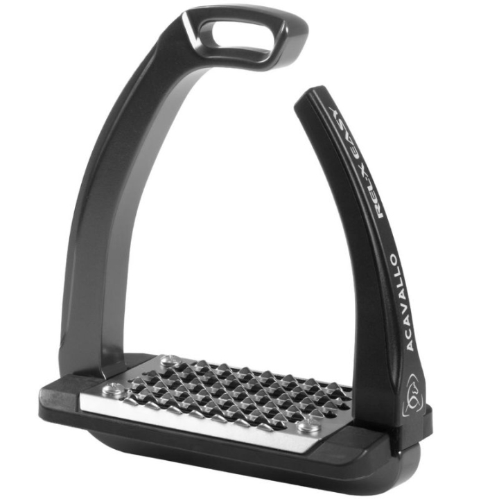 Stirrups Kids/Junior Rel-X Easy Charcoal in the group Horse Tack / Stirrups at Equinest (AC66804)