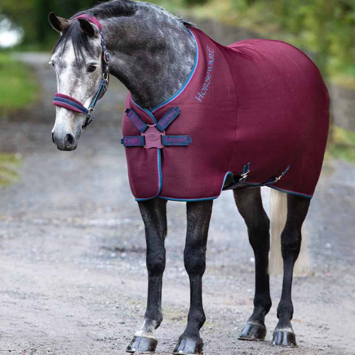 Cooler Rug Rambo Airmax Disc Front Wine Red in the group Horse Rugs / Coolers at Equinest (ACAT74Vn_r)
