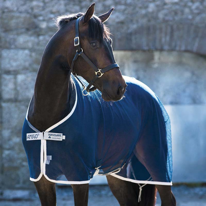 Cooler Rug Amigo Net Navy Blue in the group Horse Rugs / Show Rugs & Travel Rugs at Equinest (ACRN24Ma_r)