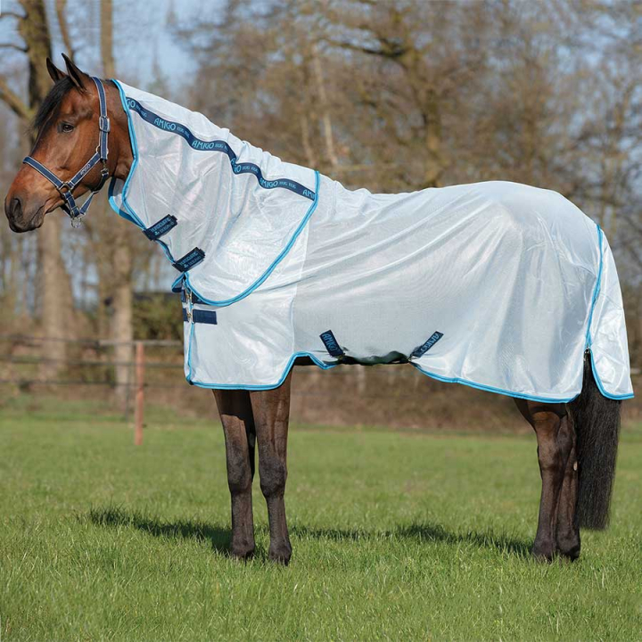 Amigo Bug Rug Fly Rug Blue/Navy in the group Horse Rugs / Fly Rugs & Eczema Rugs at Equinest (AFRR70BlMa_r)