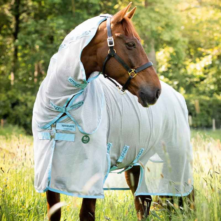 Fly Rug AmEco Bug Buster Silver in the group Horse Rugs / Fly Rugs & Eczema Rugs at Equinest (AFRRK0Si_r)