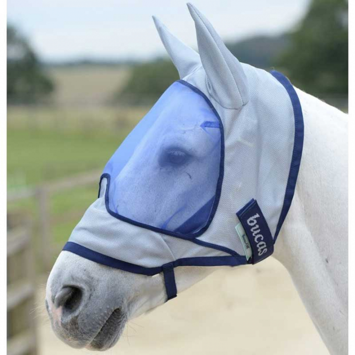 Fly Mask Buzz-Off Deluxe Blue in the group Fly Protection / Fly Masks & Nose Nets at Equinest (B-570Bl_r)