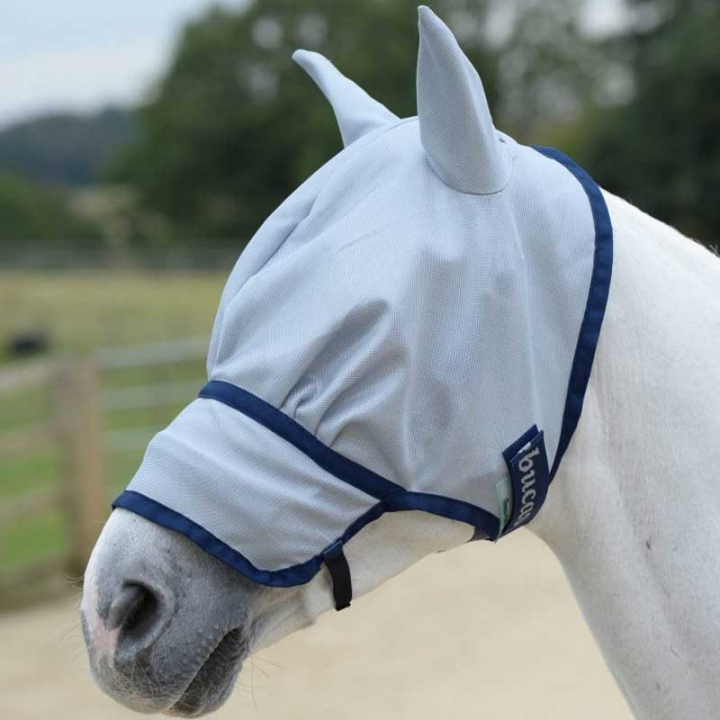 Fly Mask Buzz-Off Long Nose Blue in the group Fly Protection / Fly Masks & Nose Nets at Equinest (B-572Bl_r)