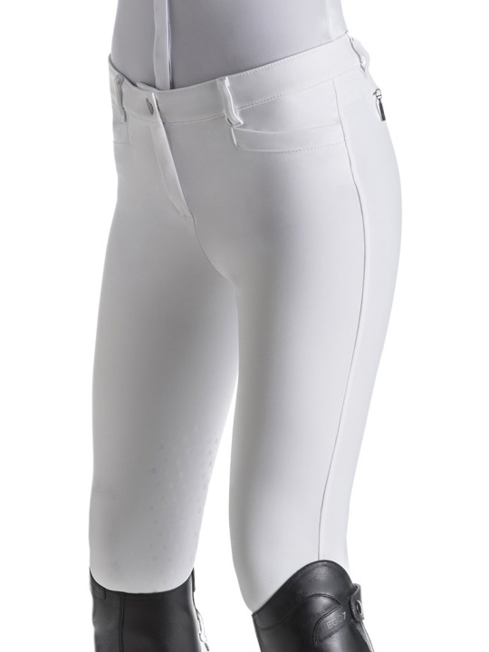 Riding Breeches Jumping EJ White in the group Equestrian Clothing / Riding Breeches & Riding Tights / Breeches at Equinest (BJUEJ_V_r)