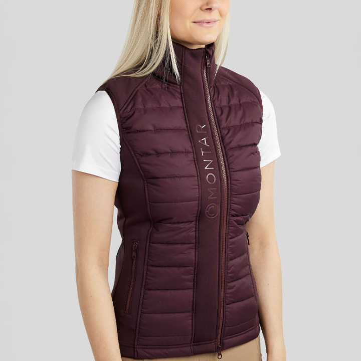 Hybrid Vest Emma Softshell Fig in the group Equestrian Clothing / Vests at Equinest (BW212436LPU_r)