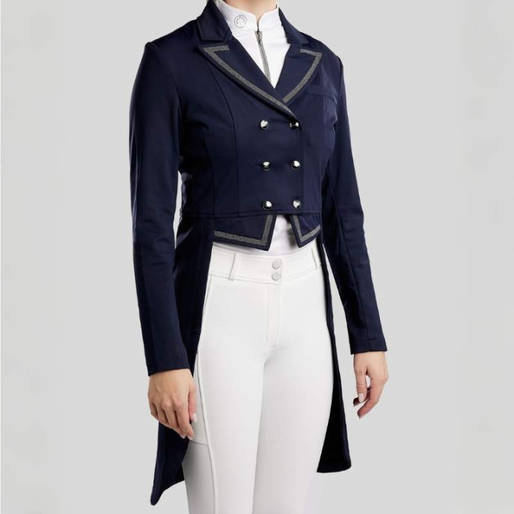 Dressage Tailcoat Softshell Navy Blue in the group Equestrian Clothing / Show Jackets & Tailcoats at Equinest (COAT20273NA_r)