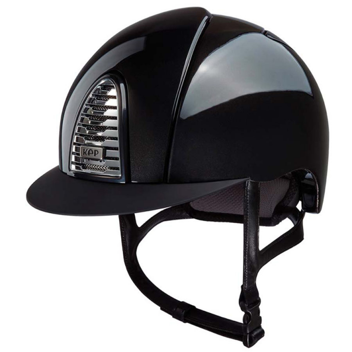Riding Helmet Cromo 2.0 Shine Black in the group Riding Equipment / Riding Helmets / Standard Visor Riding Helmets at Equinest (CRS2BLKBLK_R)