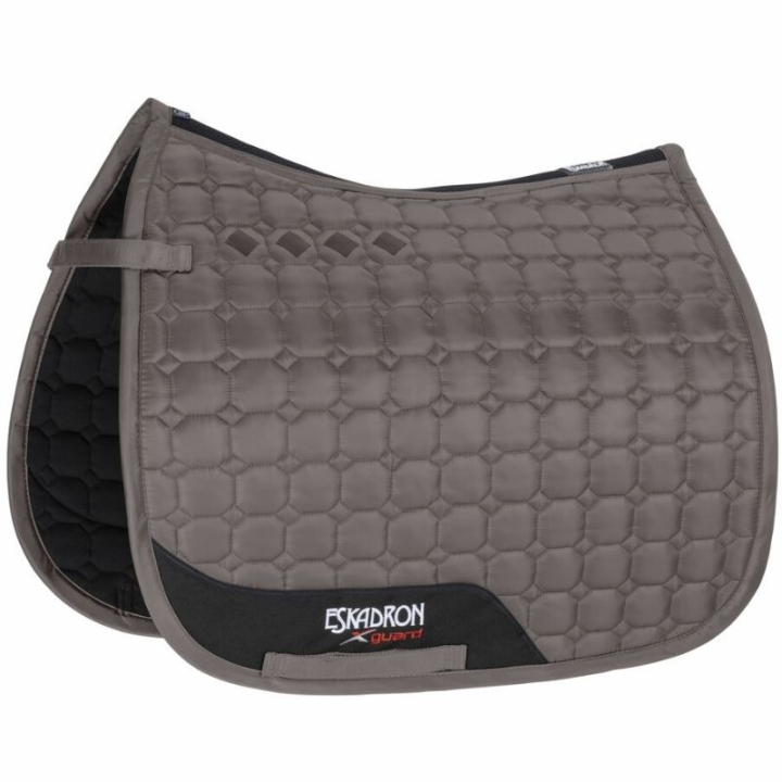 Dressage Saddle Pad Glossy Compact Grey in the group Horse Tack / Saddle Pads / Dressage Saddle Pad at Equinest (D2220004GR_r)