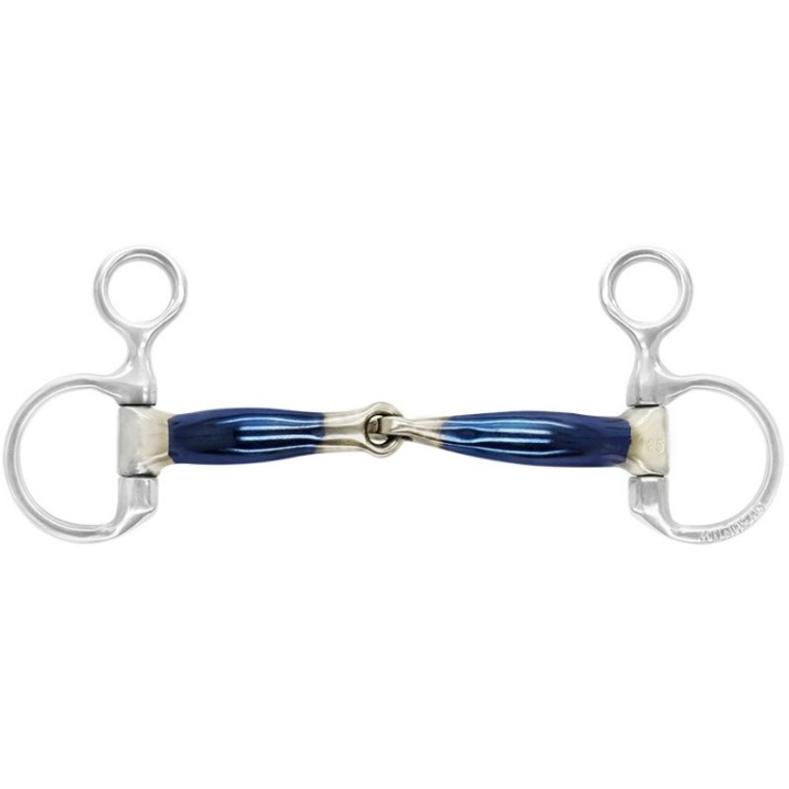 Baucher Bit Baby Drop Cheek Snaffle Lock Up in the group Horse Tack / Bits / Baucher Bits at Equinest (D6SNLU10512_r)