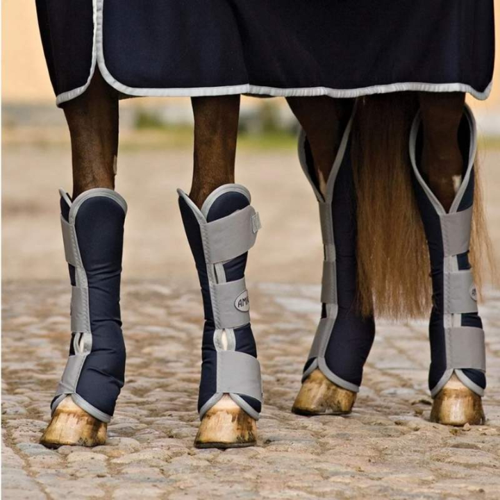 Amigo Ripstop Travel Boots Navy/Silver in the group Horse Tack / Leg Protection / Travel Boots & Stable Boots at Equinest (DBPT00_r)