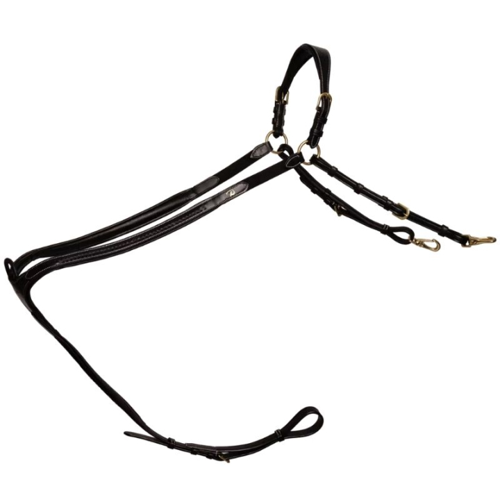 Breastplate Plaited Dyon Collection Black in the group Horse Tack / Martingale & Breastplate / Breastplate at Equinest (DY06HBLCBA_r)