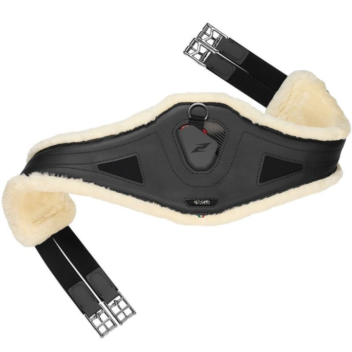 Girth Techno-Fur Candy Black in the group Horse Tack / Girths / All-Purpose Girths at Equinest (E2448BK110YWBA_r)