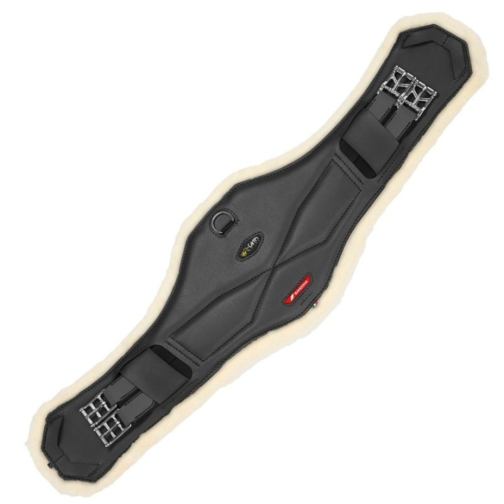 Dressage Girth Royal Techno-Fur Black in the group Horse Tack / Girths / Dressage Girths at Equinest (E2458BK50YWBA_r)