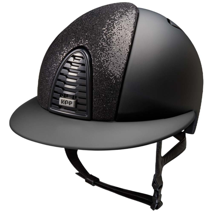 Riding Helmet Cromo 2.0 Matt Polo Inserto Glitter Black in the group Riding Equipment / Riding Helmets / Wide Peak Riding Helmets at Equinest (E54323B00171BA_r)