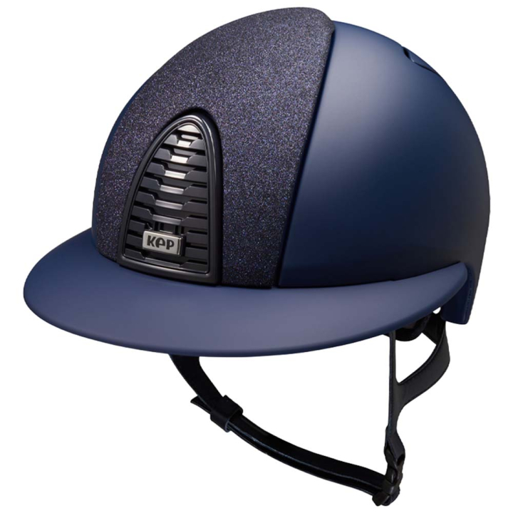 Riding Helmet Cromo 2.0 Matt Polo Inserto Star Navy Blue in the group Riding Equipment / Riding Helmets / Wide Peak Riding Helmets at Equinest (E54324L05071NA_r)