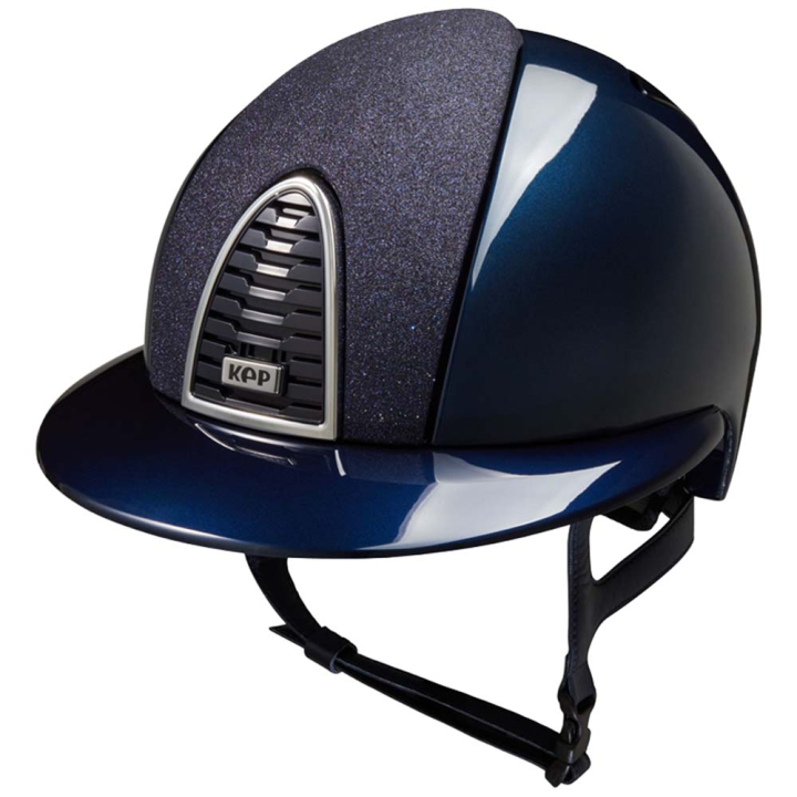 Riding Helmet Cromo 2.0 Shine Polo Inserto Star Navy Blue in the group Riding Equipment / Riding Helmets / Wide Peak Riding Helmets at Equinest (E54326L05071NA_r)