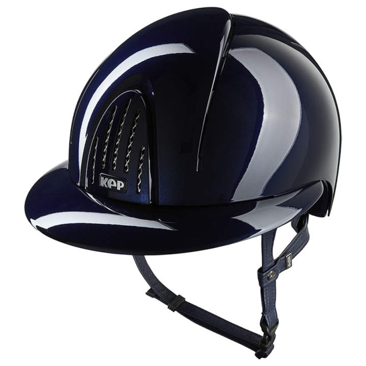 Riding Helmet Smart Nova Metal Polish Polo Navy Blue in the group Riding Equipment / Riding Helmets / Wide Peak Riding Helmets at Equinest (E54362L05071NA_r)