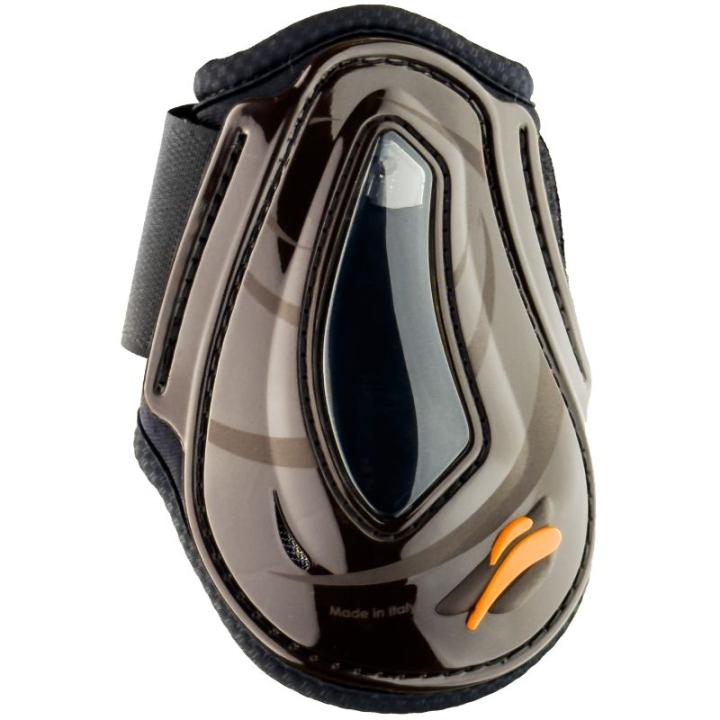 Fetlock Boots eAirshock Legend Velcro Brown in the group Horse Tack / Leg Protection / Fetlock Boots at Equinest (EAIRLGNDRLMVBR_r)
