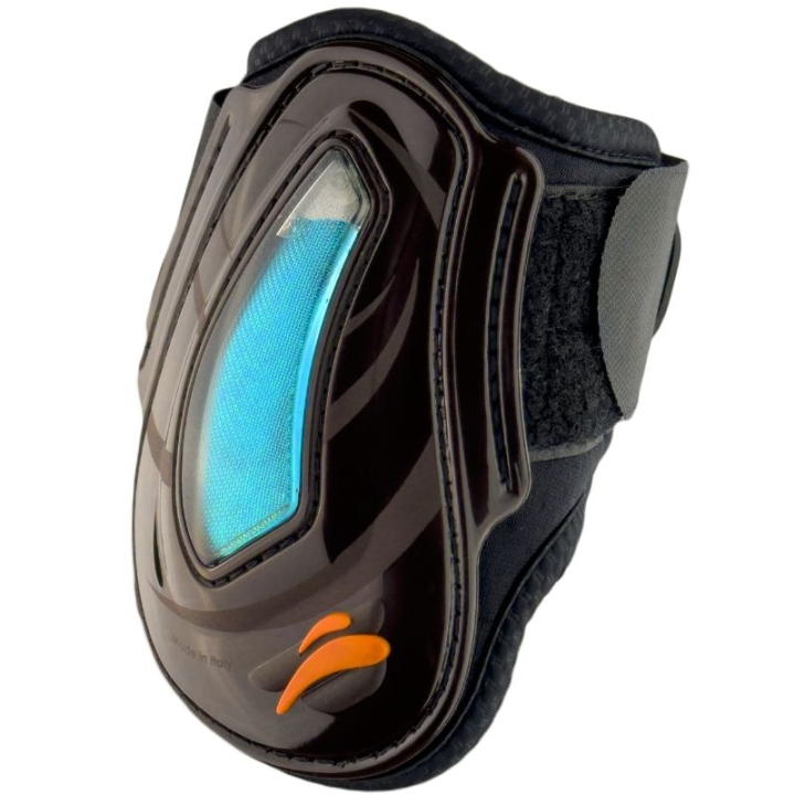 Fetlock Boots eAirshock Velcro Brown in the group Horse Tack / Leg Protection / Fetlock Boots at Equinest (EAIRRLMVBR_r)