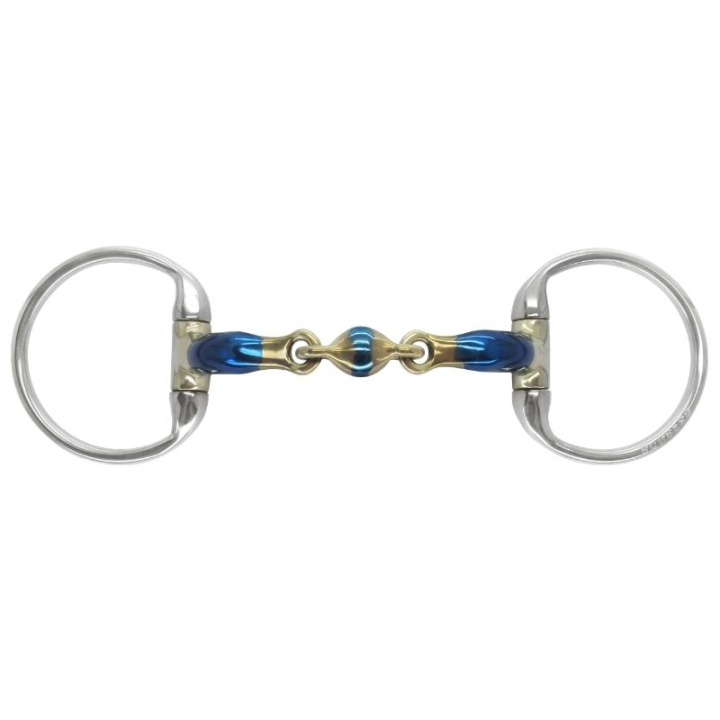 Eggbutt Bit Elliptical Lock Up in the group Horse Tack / Bits / Eggbut Bits at Equinest (EGELLU09510_r)