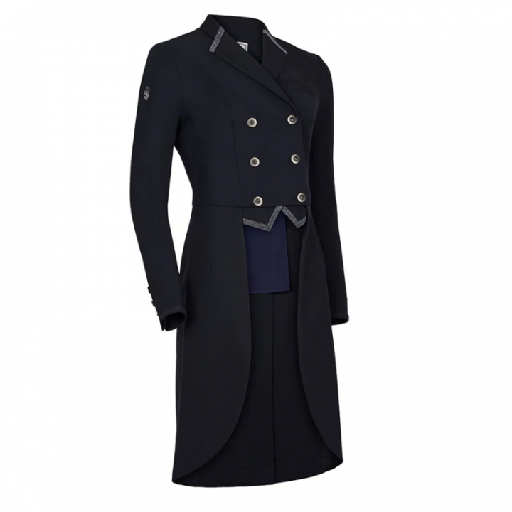 Dressage Tailcoat Crystal Navy Blue in the group Equestrian Clothing / Show Jackets & Tailcoats at Equinest (FCWO0219Ma_r)