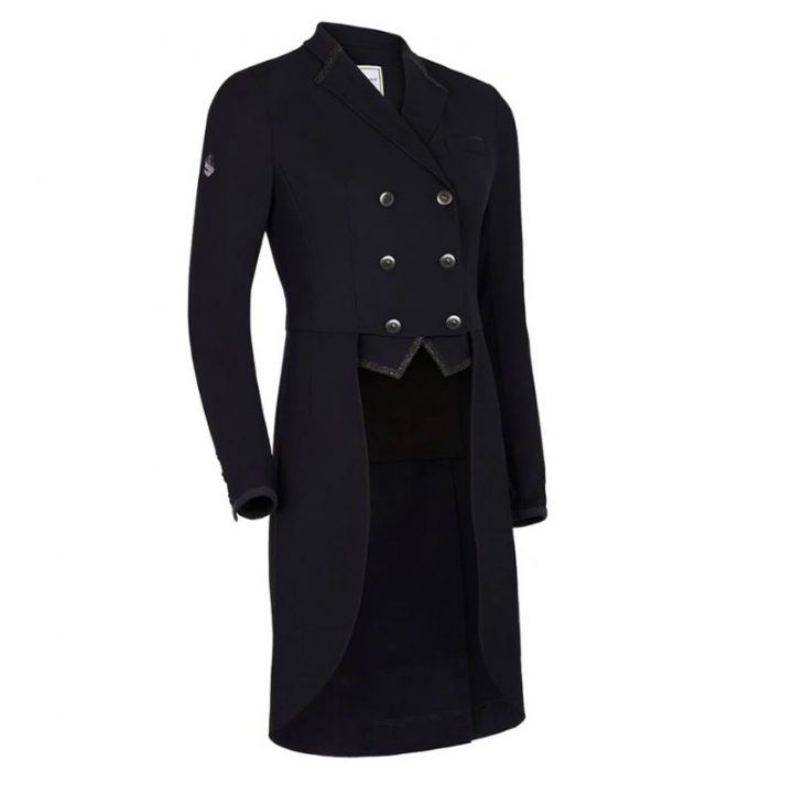 Dressage Tailcoat Crystal Black in the group Equestrian Clothing / Show Jackets & Tailcoats at Equinest (FCWO0219Sv_r)