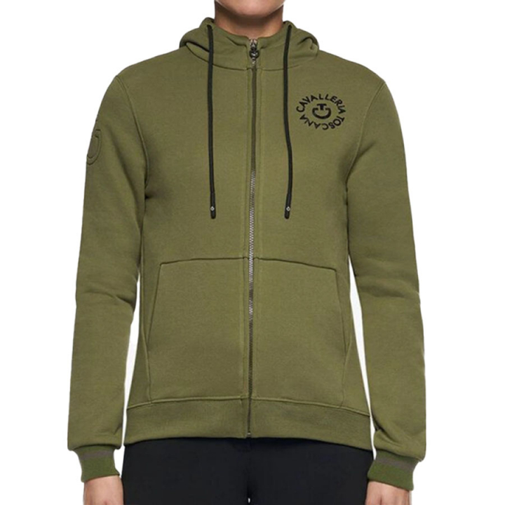 Zip-Hoodie Orbit Green in the group Equestrian Clothing / Sweaters & Hoodies at Equinest (FED104GN)