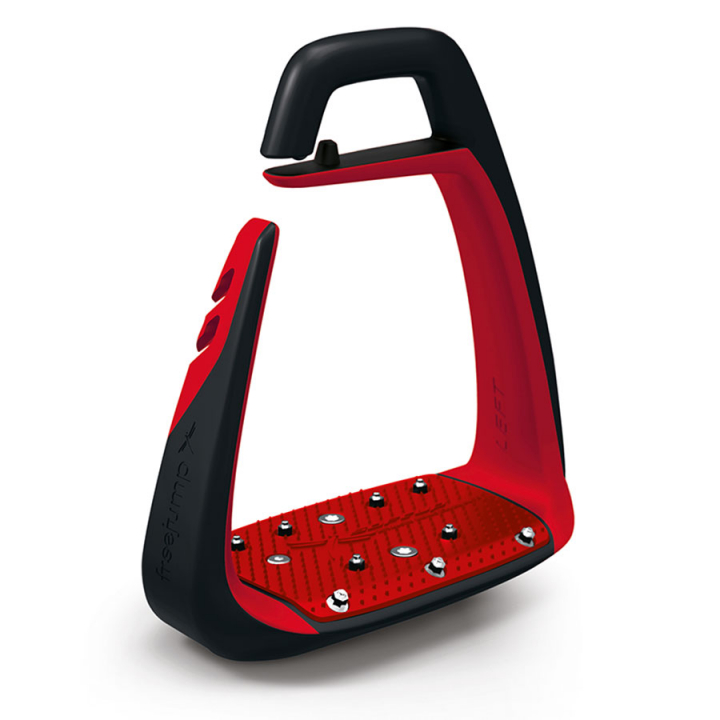 Stirrups Soft Up Classic Black/Red in the group Horse Tack / Stirrups at Equinest (FREECLASSIC-B-R)