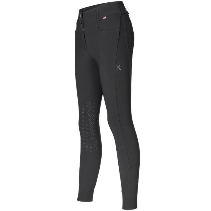 Riding Breeches KLKira H Shape Knee Grip Black in the group Equestrian Clothing / Riding Breeches & Riding Tights / Breeches at Equinest (GI243024BA_r)