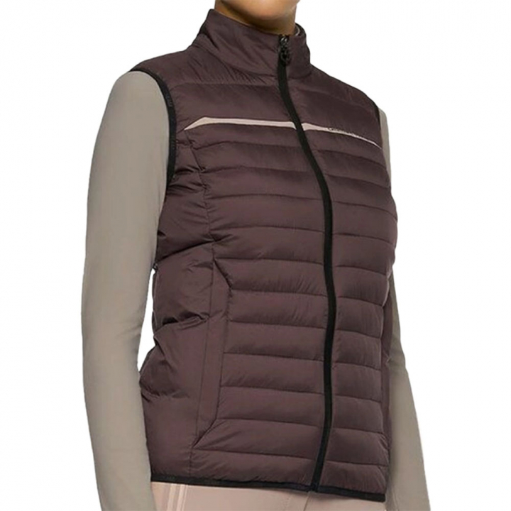 Equestrian Vest Team Highlight 0Quilted Nylon Puffer Aubergine in the group Equestrian Clothing / Vests at Equinest (GLD266PU)