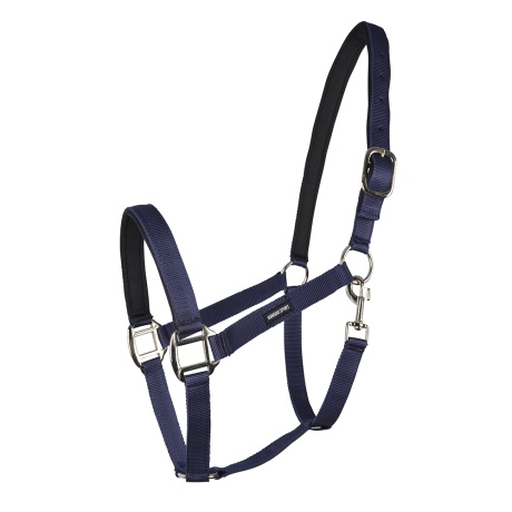 PP Halter Navy Blue Cob in the group Horse Tack / Halters / Fabric & Nylon Halters at Equinest (H12002MA-C)