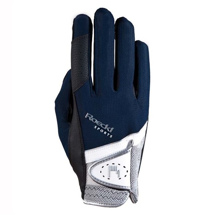 Riding Glove Madrid MicroMesh Navy Blue in the group Equestrian Clothing / Riding Gloves & Yard Gloves at Equinest (H18081249_M_r)