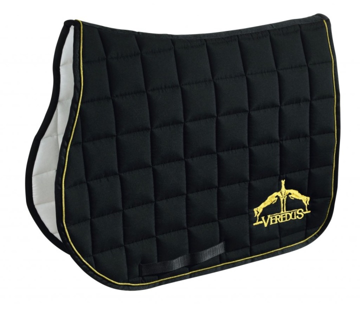 Saddle Pad Allround Black/Gold in the group Horse Tack / Saddle Pads / All-Purpose & Jumping Saddle Pads at Equinest (H21200041_SG_r)