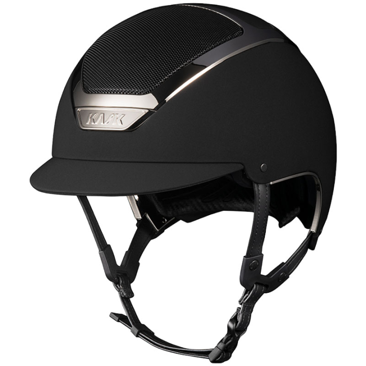 Riding Helmet Dogma Chrome Black/Silver  in the group Riding Equipment / Riding Helmets / Standard Visor Riding Helmets at Equinest (HHE0A040BASI_r)