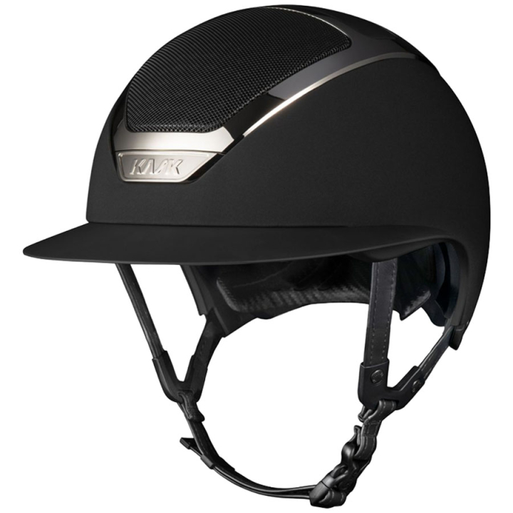 Riding Helmet Star Lady Chrome Black/Silver  in the group Riding Equipment / Riding Helmets / Wide Peak Riding Helmets at Equinest (HHE0A041BASI_r)